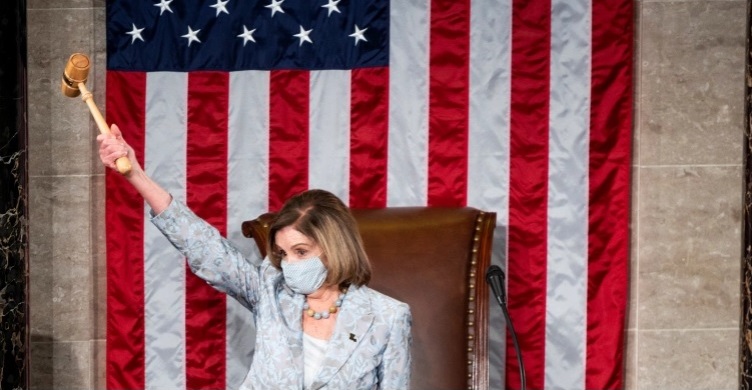 Democrat Nancy Pelosi barely makes it back as speaker of US House of Representatives