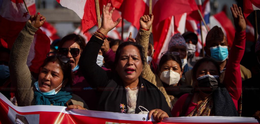 Congress holding protests all over the country against Dissolution of ...