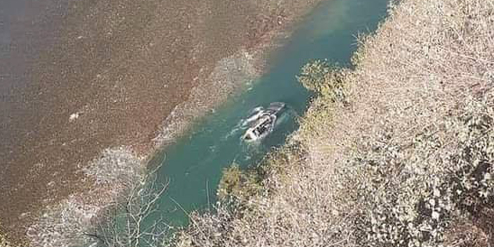 One dies as bus falls into Bheri River