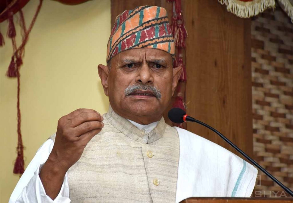 Former President Dr Ram Baran Yadav expressed that the dissolution of the parliament has pushed the country towards uncertainty