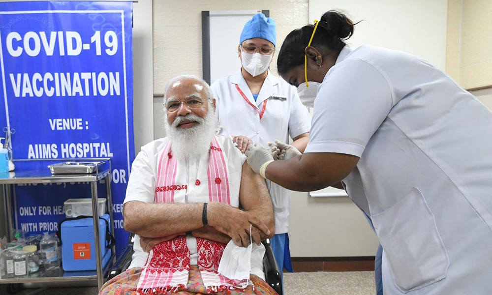 Modi announces free vaccination for citizens above 18 years of age