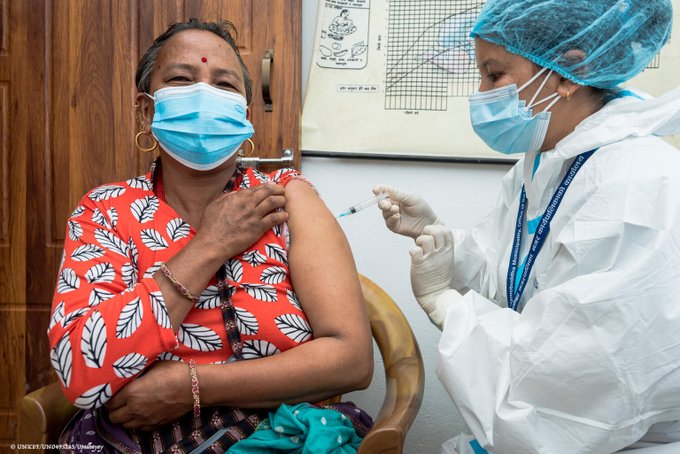 WHO congratulates Nepal for inoculating over 10 million people