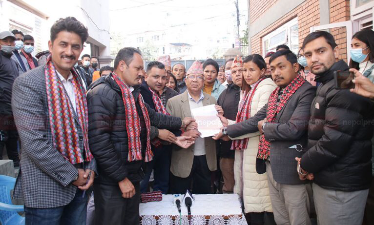 6 student unions submit memo to Nepal against fuel price hike