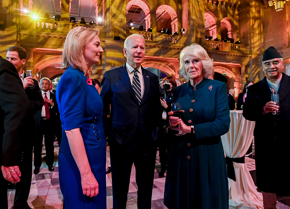 PM Deuba meets US President Biden, UK royal family members in Glasgow ...