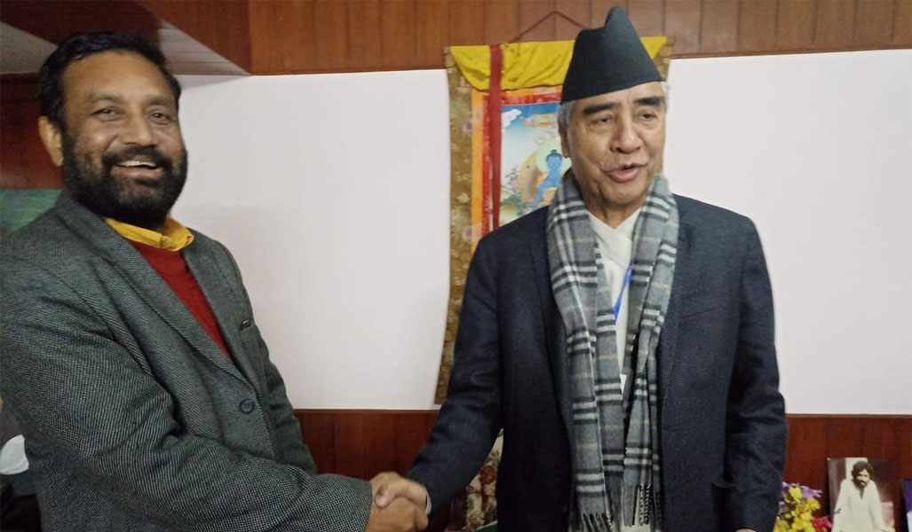 Nidhi also decides to support Deuba for NC president