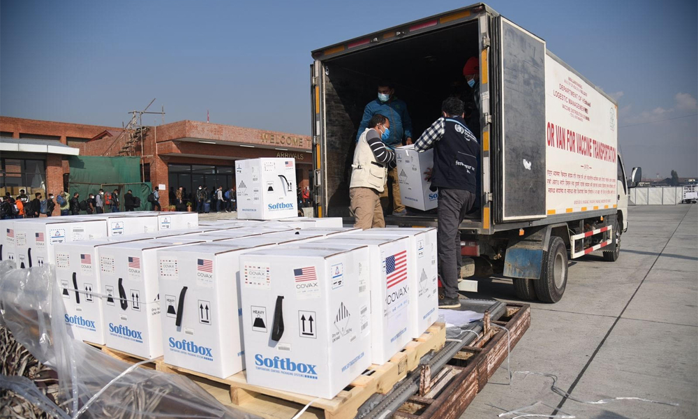 Over 600,000 doses of Pfizer vaccine arrive in Nepal