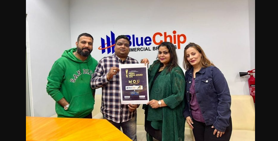 ‘Blue Chip’ company added as co-sponser of Nepal Media Award 2078