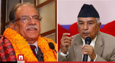 Coalition will not fall apart and issue of MCC will be resolved through process: Dahal tells Paudel (With video)