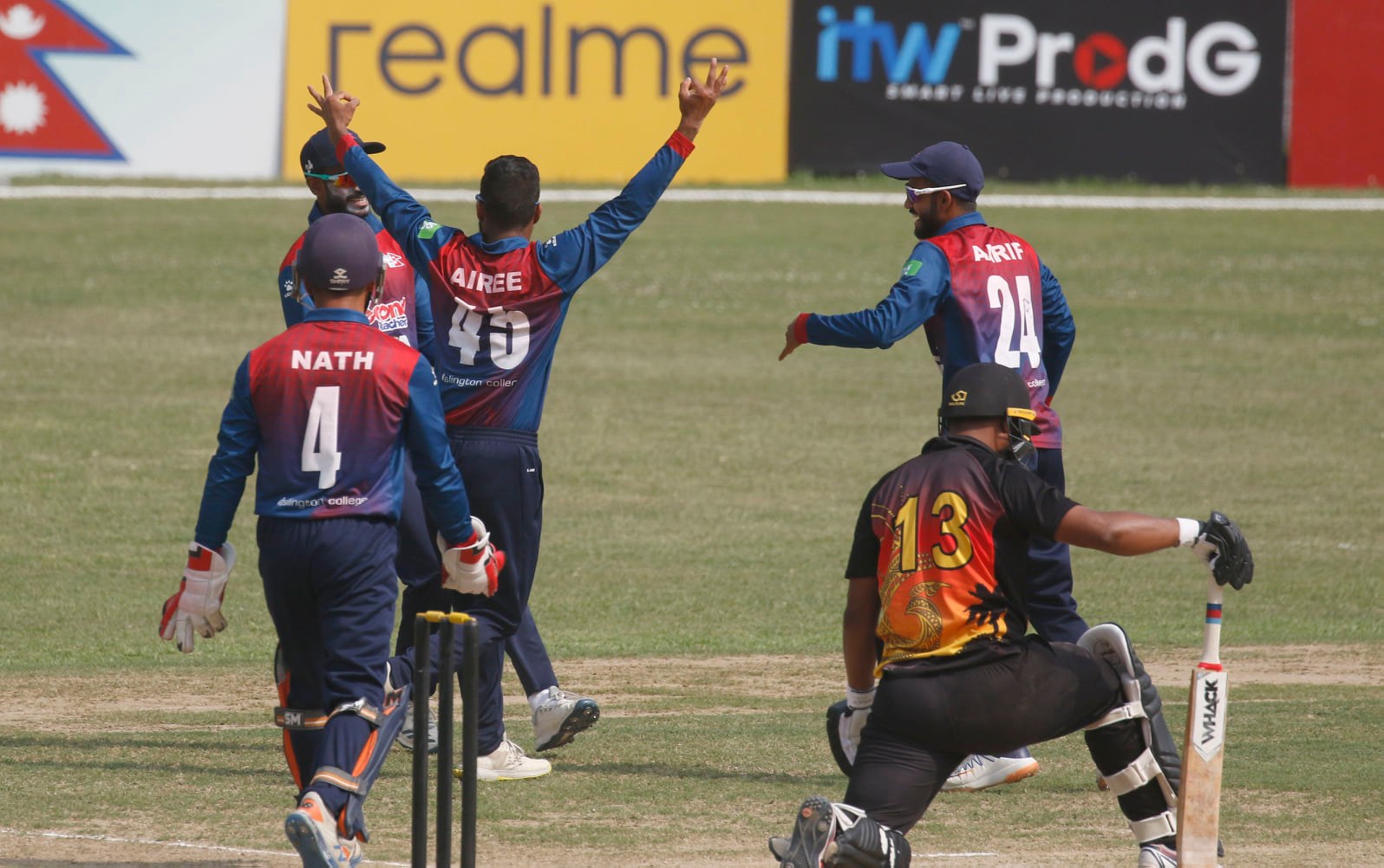 Nepal beat PNG by 50 runs to clinch Tri-Nation T20I Series title