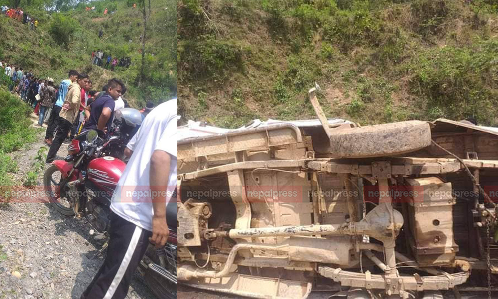 13 killed, 12 injured in Syangja jeep accident