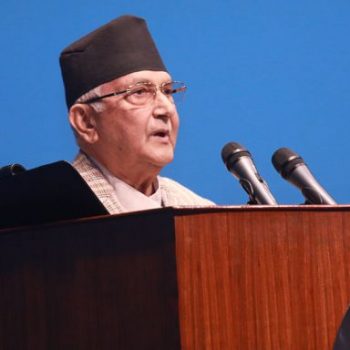 “Is government in favour of One-China policy?” Oli questions