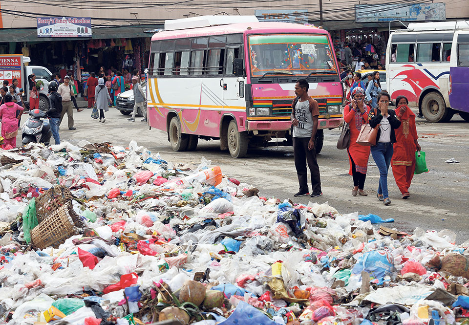 Garbage management in Kathmandu to be affected for two days