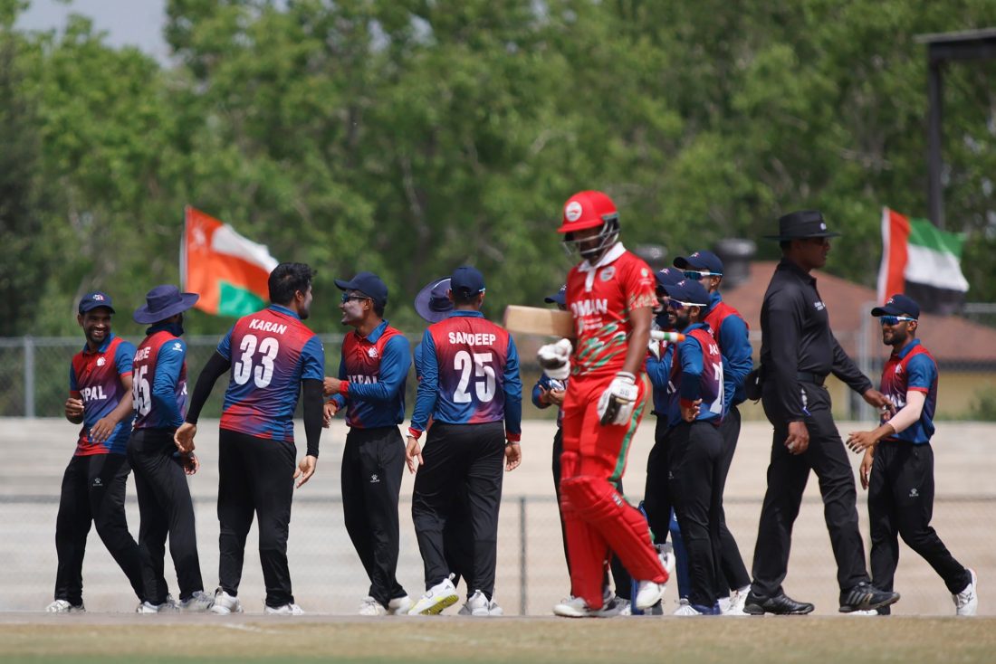 ICC World Cup Cricket League-2: Nepal beat Oman by 7 wickets