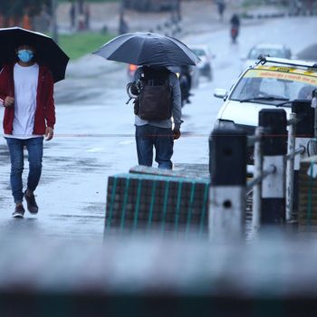 Light to moderate rain likely today