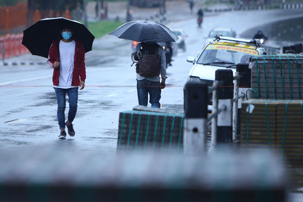 Light to moderate rainfall forecast for today