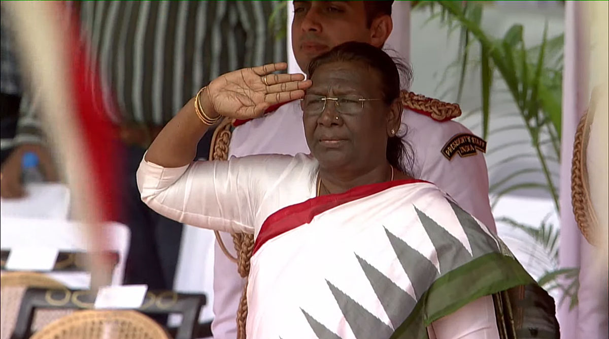 Droupadi Murmu takes oath as President of India