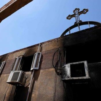 Egypt fire: Dozens dead in Giza Coptic church