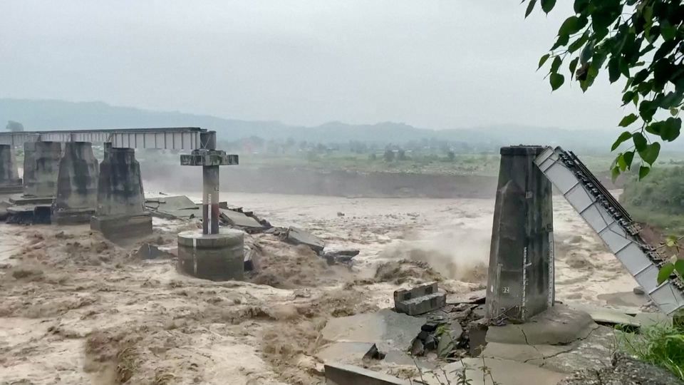 Floods, landslides kill dozens as monsoon rains lash northern, eastern India