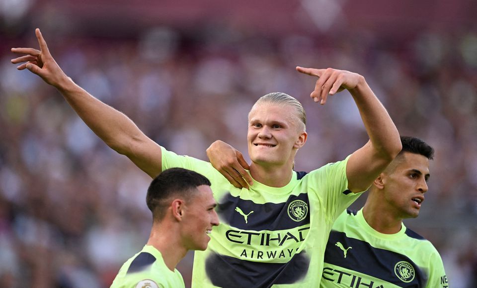 Deadly Haaland strikes twice to give Man City win at West Ham