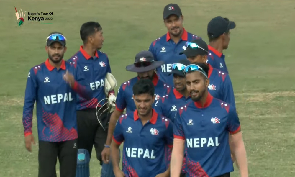 Nepal defeated Kenya by 31 runs, win series