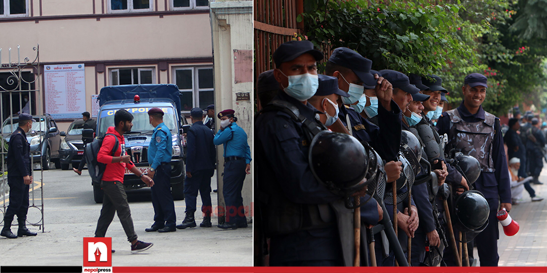 Security tightened in Supreme Court premises today also (With photos)