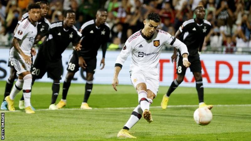 Ronaldo scores first Europa goal in Man Utd win
