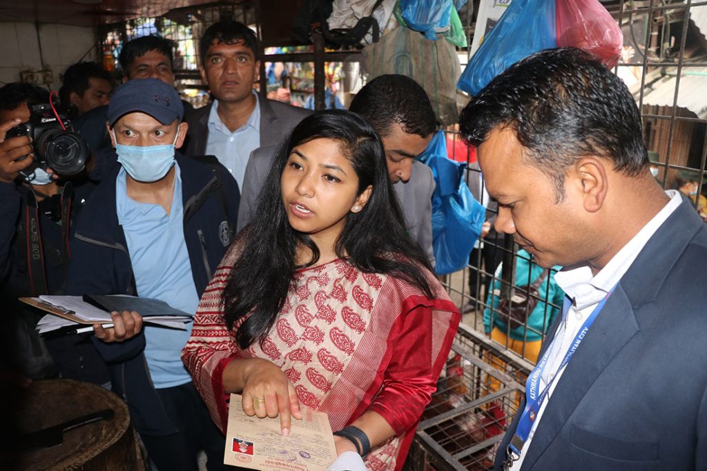 Deputy Mayor Sunita Dangol sets out to monitor markets (With photos ...