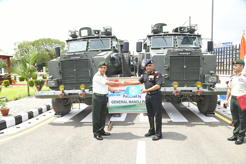India hands over military equipment to Nepal