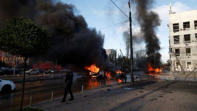 8 killed, 24 injured as missiles hit Ukraine’s Kyiv; Russia trying to wipe us, says Zelensky