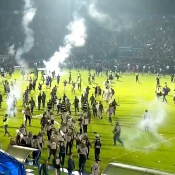 Stampede, riot at Indonesia football match kill 174, league suspended
