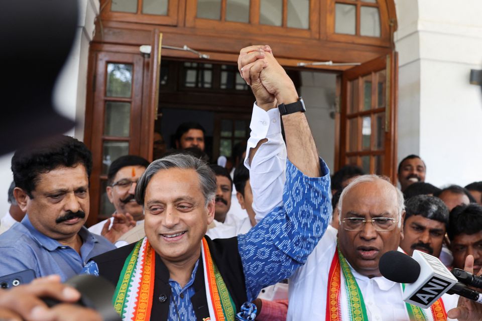 India’s Congress elects first non-Gandhi chief in 24 years