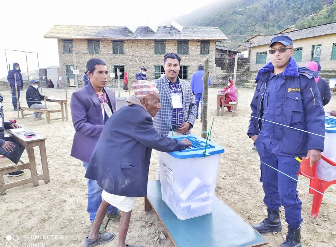 107-year-old casts vote in Myagdi