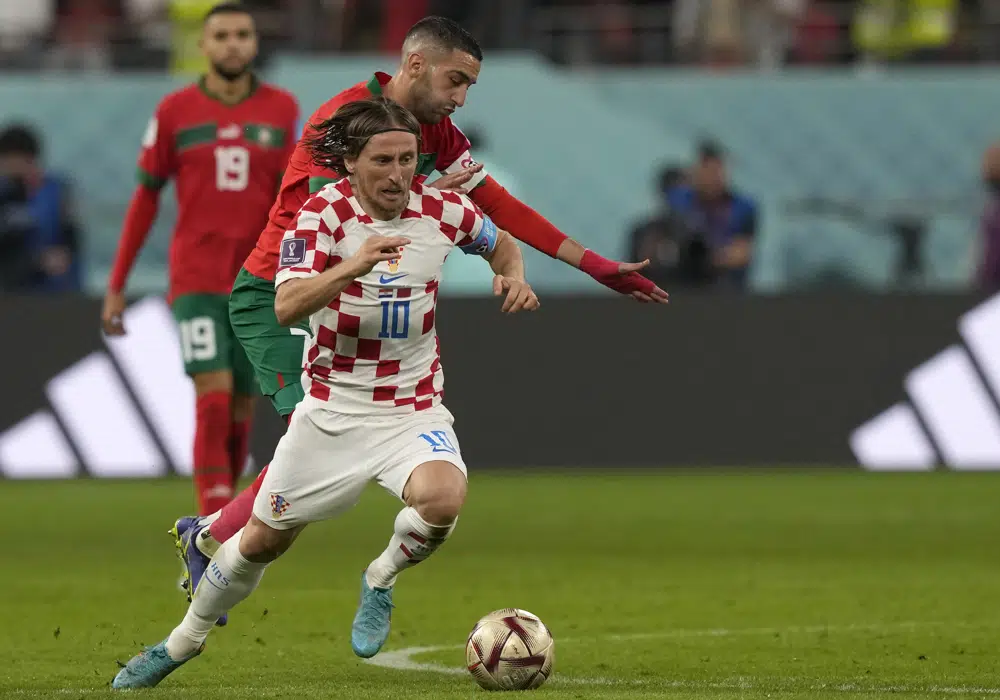 Croatia beats Morocco 2-1 to take 3rd place at World Cup