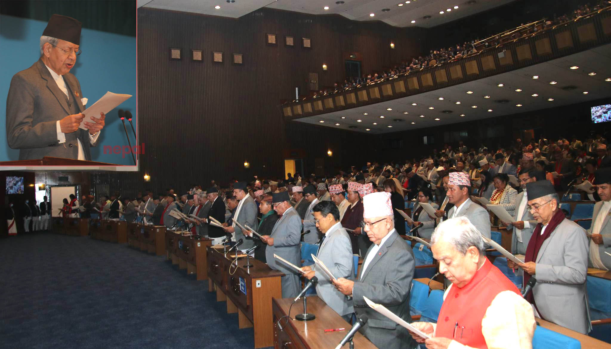 Newly elected lawmakers take oath of office and secrecy (With photos)