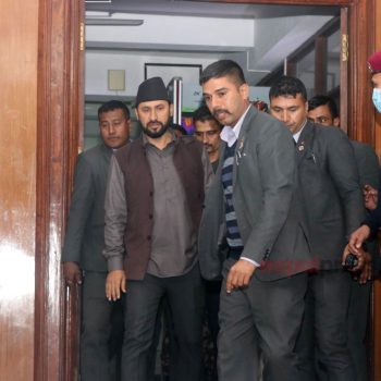 Rabi Lamichhane hands over resignation to PM Dahal following SC’s verdict