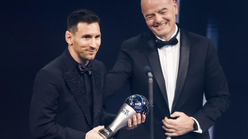Lionel Messi: Argentina forward wins Best Fifa men’s player of the year award