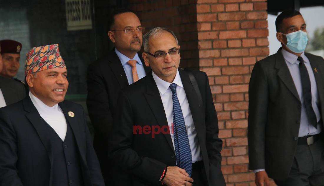 Indian Foreign Secretary Kwatra arrives in Kathmandu