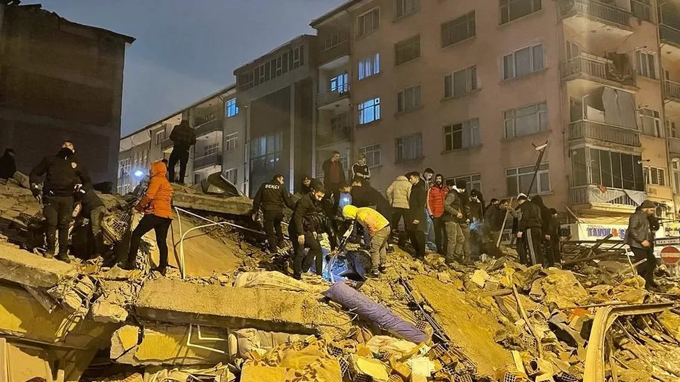 Many killed as powerful earthquake hits south-eastern Turkey