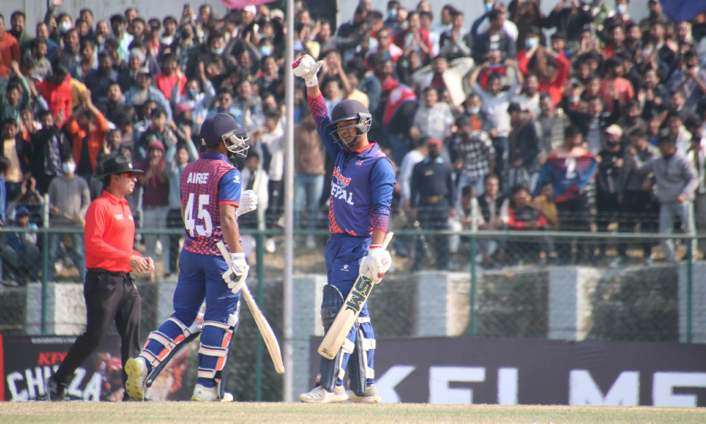 Nepal register thrilling three-wicket victory over Scotland