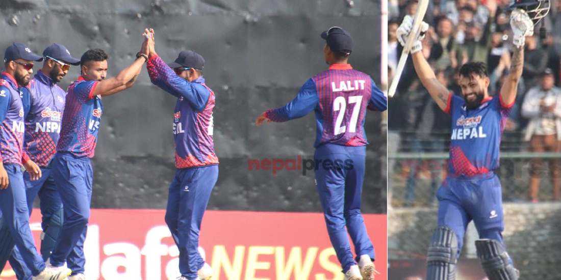 Nepal beat Namibia by two wickets in ICC Men’s Cricket World Cup League 2