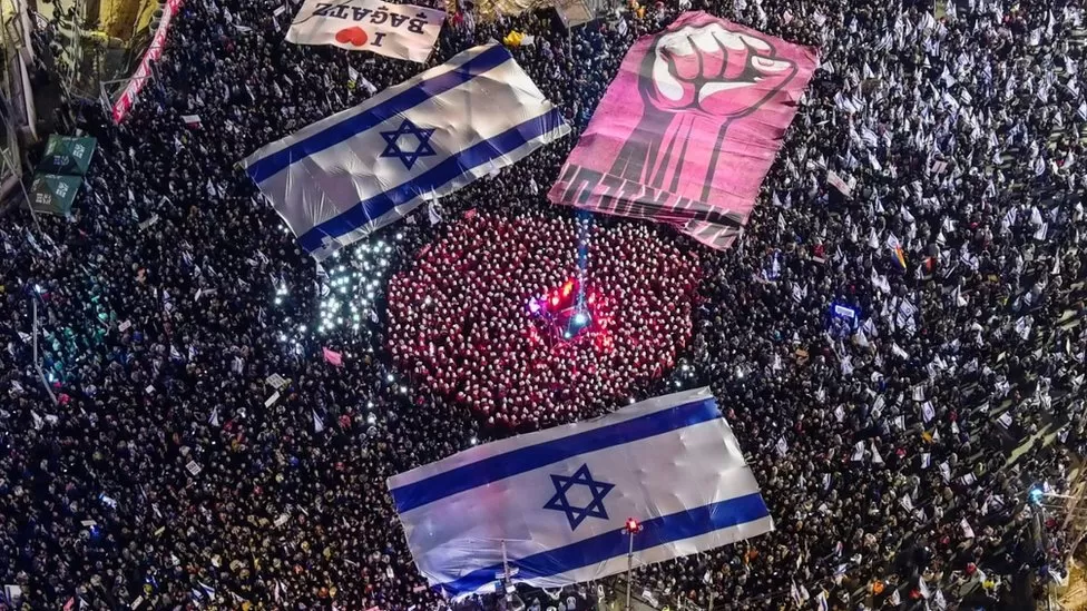 Israel sees one of its biggest-ever protests