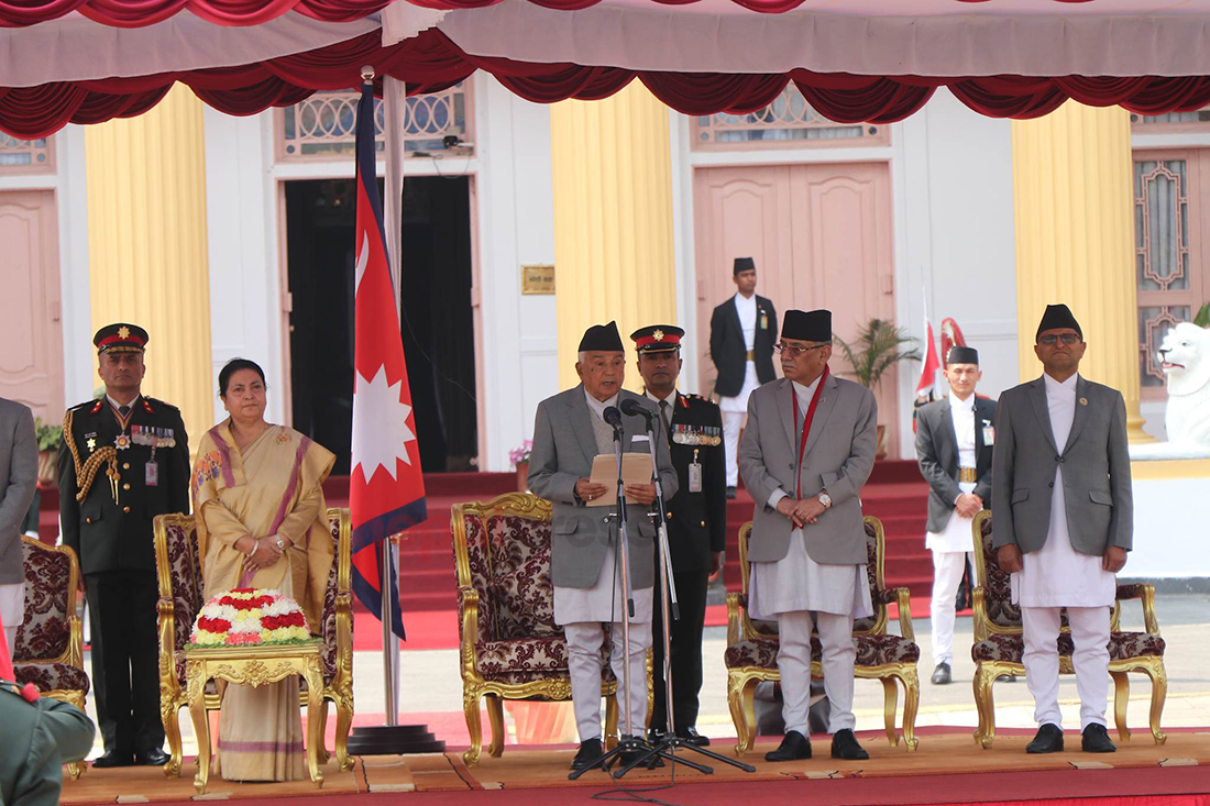 Ram Chandra Paudel takes oath of office and secrecy (photos/video)