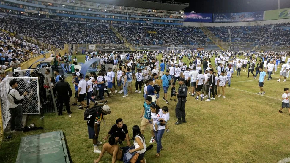 El Salvador stadium crush leaves at least twelve dead