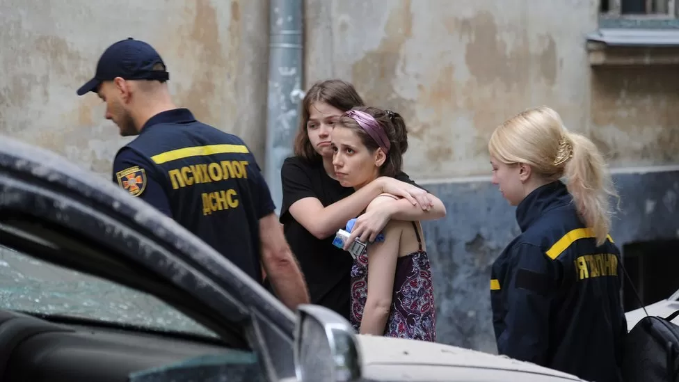 Ukraine war: Four killed in Lviv as Russian strike hits apartment building in western city