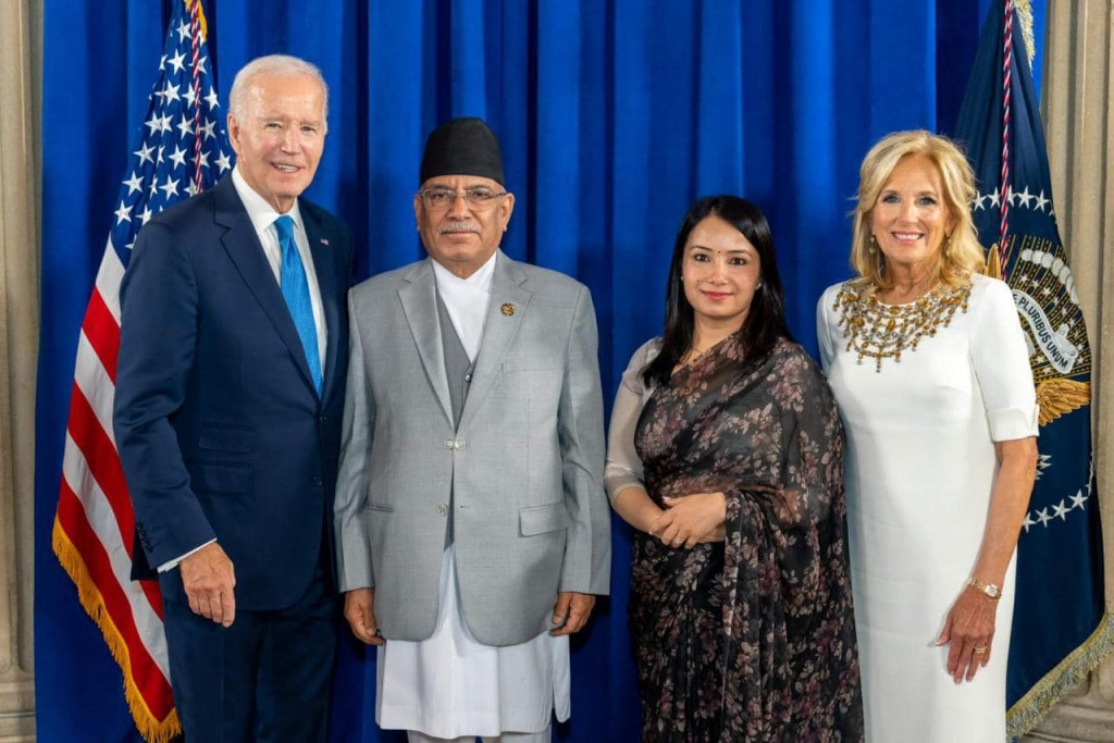 PM Dahal meets with US President Biden