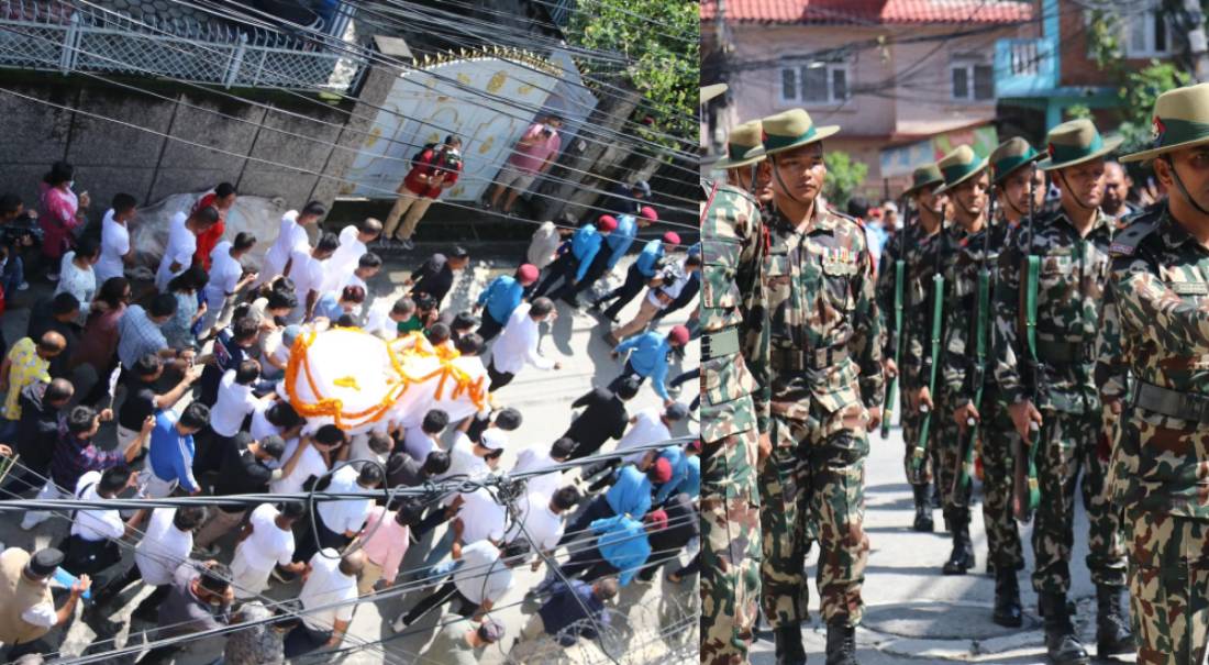 Nembang’s funeral procession begins (With photos)