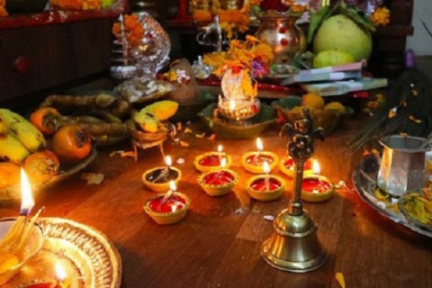 Laxmi Puja, Kukur Tihar being observed throughout the country today