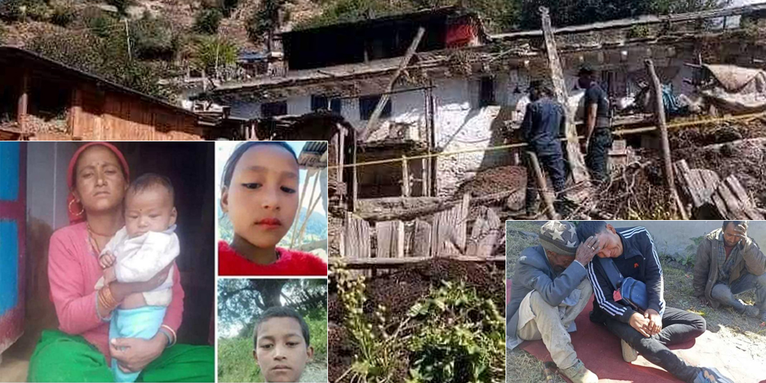 Relatives found involved in the murder of four of a family in Mugu