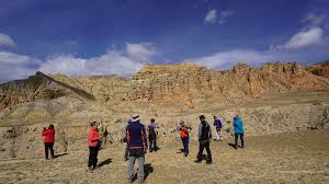Over 400, 000 tourists visited Mustang by road last year
