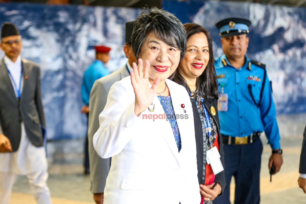 Japan’s Foreign Minister Kamikawa in Kathmandu